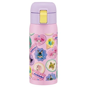 【公式】 ステンレスワンタッチボトル 350ml 【マイメロディ・クロミ Netflix柄】 スケーター