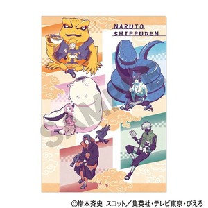 ■2025AW　先行予約■　NARUTO -ナルト- 疾風伝　シングルクリアファイル　集合/ひと休み/クラパレット