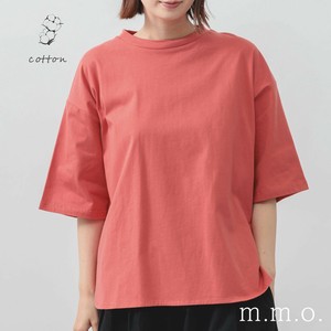 【2025新作】綿100％ラウンドヘム五分袖Tシャツ　　綿100％