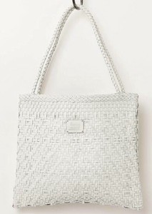 新作★【Swaraj】手編みメッシュレザー・スクエアシェイプ BAG  (山羊革)本革