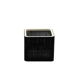竹すだれカゴS/M　ブラック/ブラウン【9月入荷】