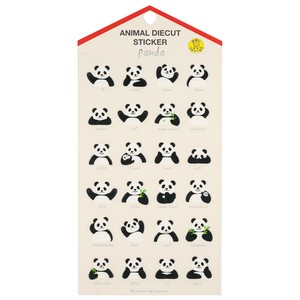 剪贴簿装饰品 模切 熊猫
