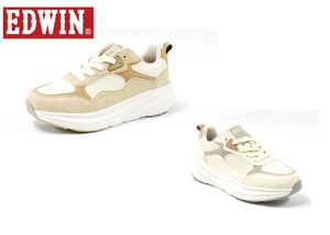 【25AW新作】【EDWIN】 レディース 軽量厚底スニーカー