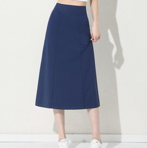スカート 夏 ミドル丈 無地   ゆったり 快適 レディース ファッション MBQ2758