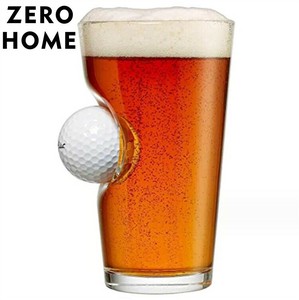 ゴルフ ホールインワン 記念 ビールグラス ユニークデザイン 日常使いにも