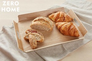 カフェ向け 曲木加工パン皿 ナチュラル木のサーバープレート