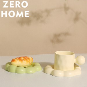 日常向け 陶器のマグカップ＆ソーサーセット ペア対応