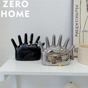 【ユニーク装飾】六本指ハンド型アクセサリースタンド 指輪・小物収納 インテリアアイテム