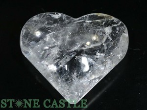 ☆一点物☆【置き石】ハート型 レムリアン水晶 (3A) No.08 【天然石 パワーストーン】
