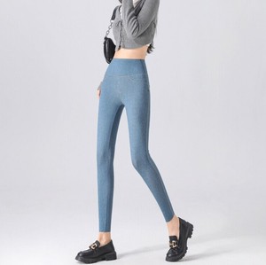 スキニーパンツ 鉛筆パンツ 九分丈 薄手 弾力 無地 快適 レディース ファッション  MBQ2771