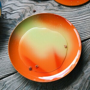 iroikoi  9.0和洋盛皿　鶴仙渓（かくせんけい）　【山中漆器】