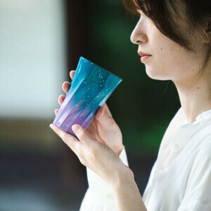 iroikoi  千波フリーカップ　雪景色　【山中漆器】