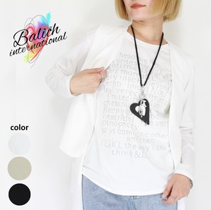 【再販 人気 カットソー】ラインストーン英文字　長袖Tシャツ