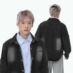 P22720 メンズ  デニムジャケット 2025秋新作 ファッション カジュアル 韓国風 カーゴ ポケット