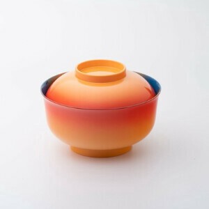iroikoi 4.6蓋付多様椀　晩夏（ばんか）　【山中漆器】
