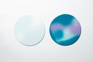 iroikoi 7．0両面プレート　雪景色（ゆきげしき）　【山中漆器】
