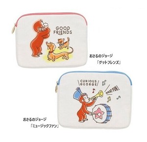 おさるのジョージ マルチケース ポーチ タブレットケース ケース