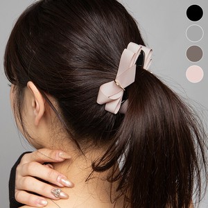 ヘアクリップ《レイヤードリボンバナナクリップ 全4色》