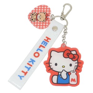 【キーホルダー】ハローキティ ラメタグキーホルダー レッド