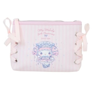 【コスメポーチ】マイメロディ リボンポーチ DOLLY MIX
