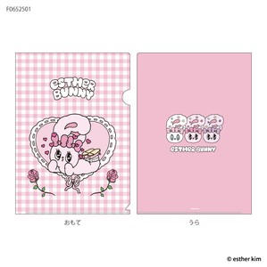 【新商品】【キャラクター】【かわいい】エスターバニー　A4クリアファイル「リボンバニー」