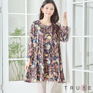 2025年新商品 T 恤/上衣 花朵 佩斯利 L尺寸 长衫