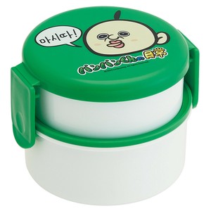 抗菌丸型ランチBOX 弁当箱 2段  パンパンくんの日常