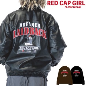 【予約販売】RED CAP GIRL PUレザー ジャケット