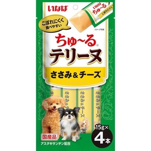 ［いなばペットフード］いなば ちゅ〜るテリーヌ ささみ＆チーズ 15g×4本
