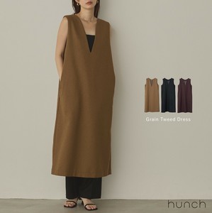 【予約販売/9月中旬納期】つぶつぶツイード ワンピース 2025新作 A/W