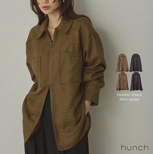 【予約販売/9月中旬納期】杢チェック シャツジャケット 2025新作 A/W