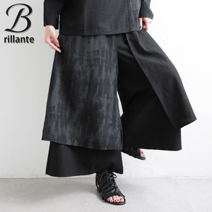 スモーク柄 ワイドパンツ (セットアップTopあり) 2025新作秋　BRILLANTE東京（200259）