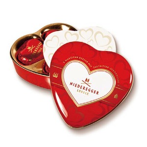 ★数量限定★【予約販売】NIEDEREGGER（ニーダーエッガー）マジパンハート ギフトボックス（缶）75g
