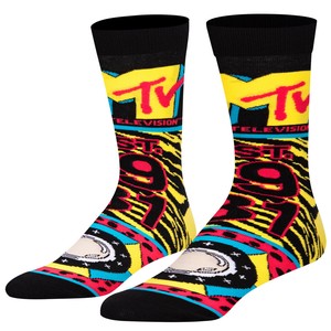 【ODD SOX（オッド ソックス）】クルー ソックス LARGE FEET MTV MASH UP OS-SOC-M-36024MONCD