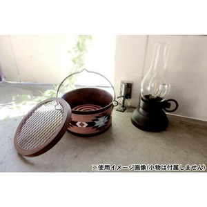 （取り寄せ品）スチール蚊遣り トライバル オレンジ ガーデニング・DIY 防殺虫 防 殺虫