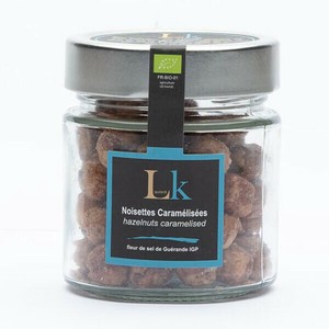 ★数量限定★【予約販売】Laurent K 有機キャラメリゼ・ヘーゼルナッツ(ゲランド シーソルト) 100g