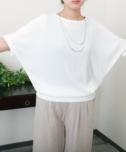 カットシャーリングドルマンTシャツ