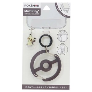 【スマホアクセ】ポケットモンスター マルチリングプラス クリアカラビナ付き ミミッキュ