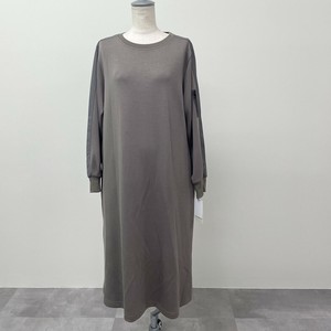 異素材バイカラーワンピース