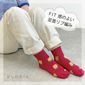 短袜 袜子 猫 花卉图案 秋冬新品 短款 混装组合