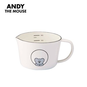 豊琺瑯 「ねずみのANDY」ホーローメジャーカップ・S　AMJ-2307