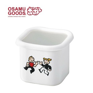 豊琺瑯 OSAMUGOODS ホーローキューブストッカー・S OG-06