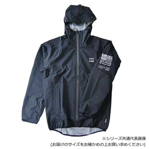 ミツウマ　ギャレックレインウェア パーカー No.8500  クロ  3L