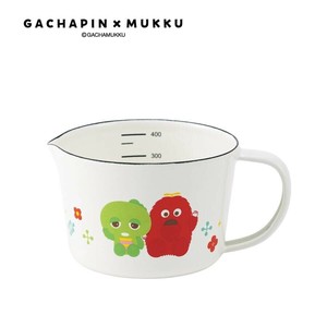 豊琺瑯 ガチャピン・ムック ホーローメジャーカップ・S GMJ-2403