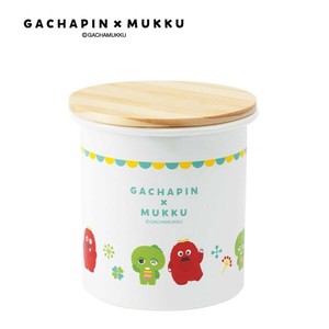 豊琺瑯 ガチャピン・ムック ホーローキャニスター GMJ-2406
