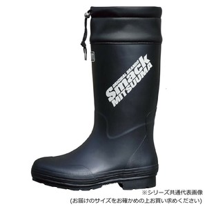 ミツウマ　レインシューズ　スマックNo.1053  クロ  25.0