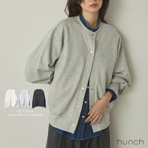【予約販売/9月中旬納期】OE裏毛 ラメステッチカーデ 2025新作 A/W
