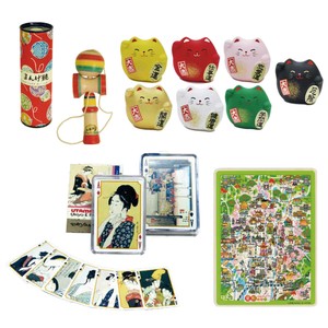 【表現社】和雑貨 万華鏡&けん玉&招き猫&トランプ&知育パズル おもちゃ 日本のお土産 インバウンド 日本製