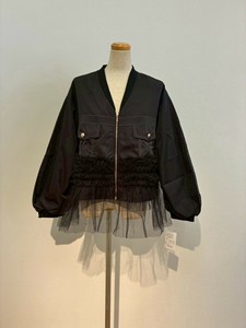 【数量限定！】チュールドッキングブルゾン　SKYpink大阪
