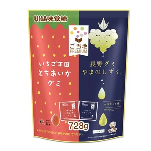 UHA ご当地 Premiumグミ とちあいか&やまのしずく 26袋入り 728g